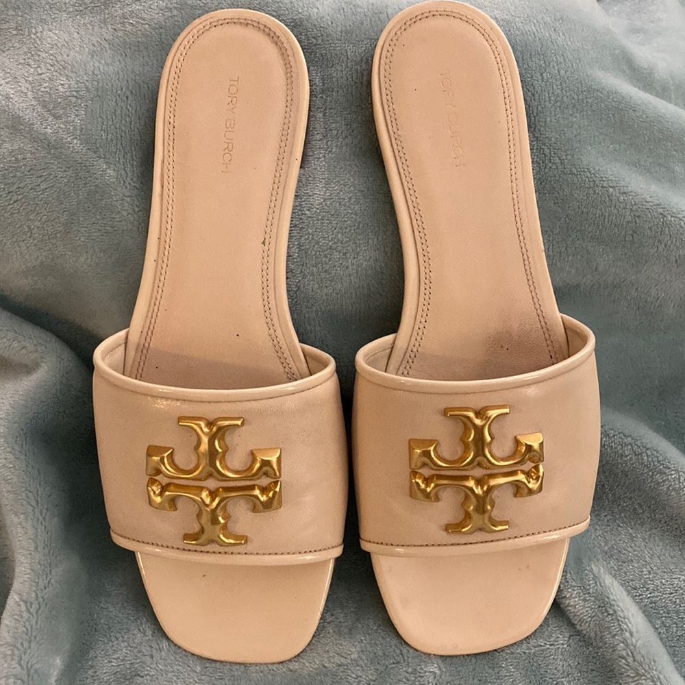 Cream Tory Burch Eleanor Slide
